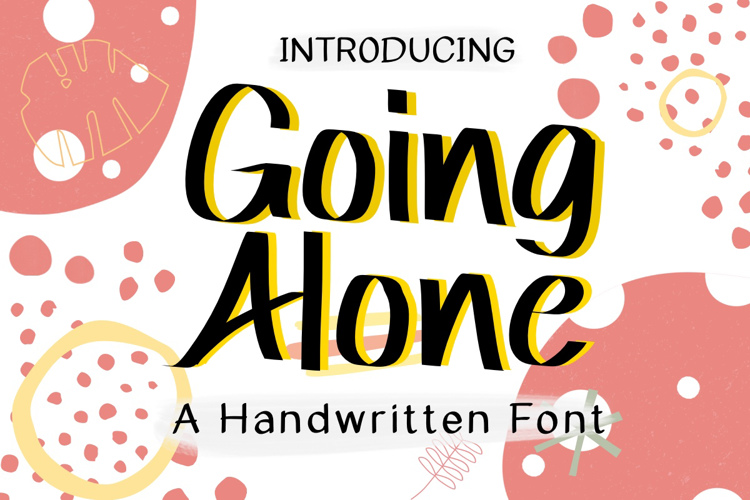 Preview of Going Alone Font