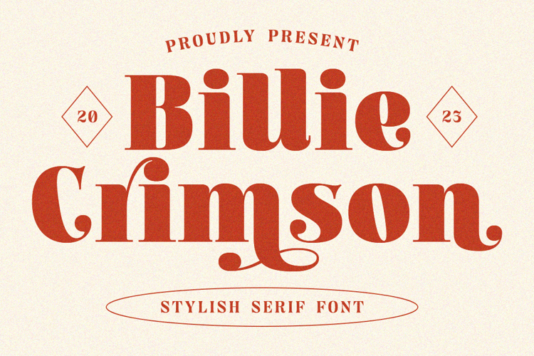 Billie Crimson Font