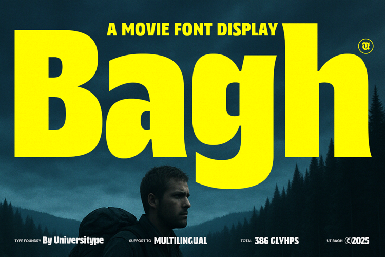 Preview of UT Bagh Display Font