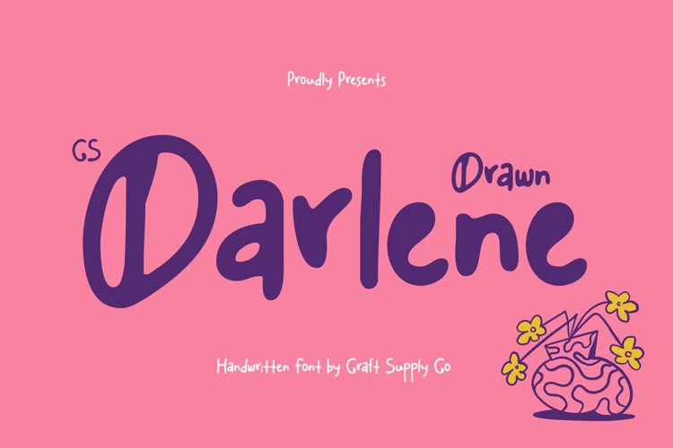 Preview of CS Darlene Drawn Font