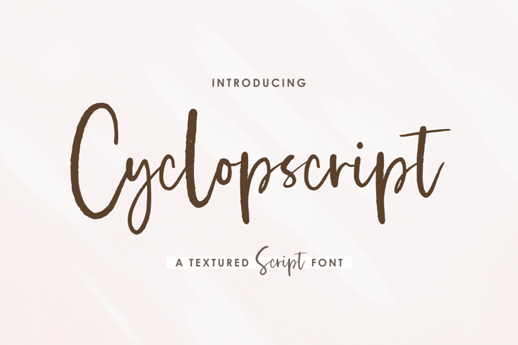 Cyclopscript Font