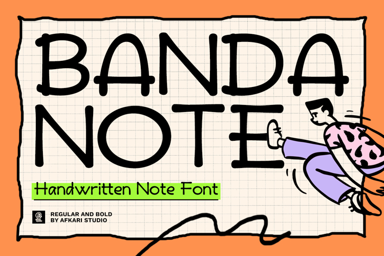 Banda Note Font