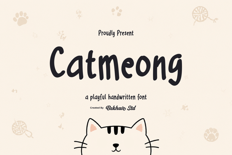 Preview of Catmeong Font