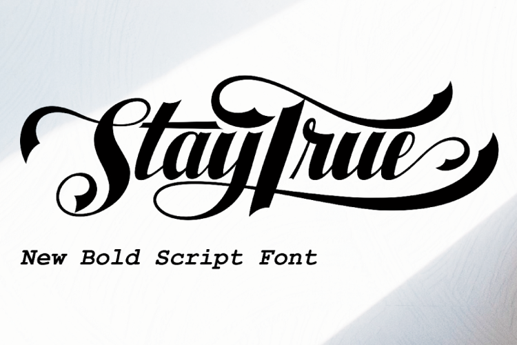 Staytrue Font