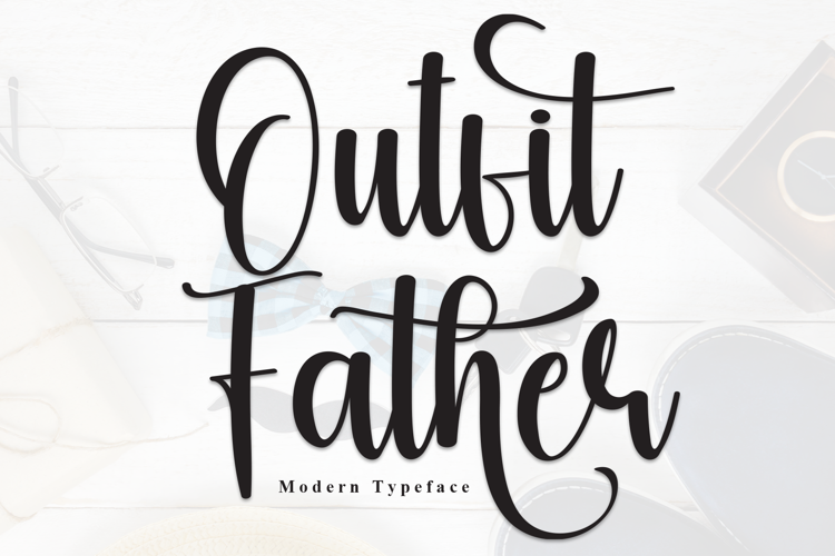 Preview of Outfit Father Font