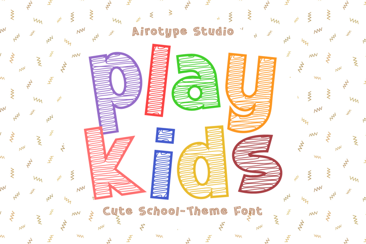 Preview of Play Kids Font