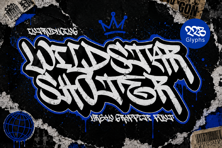 Preview of Wildstar Shoter Font
