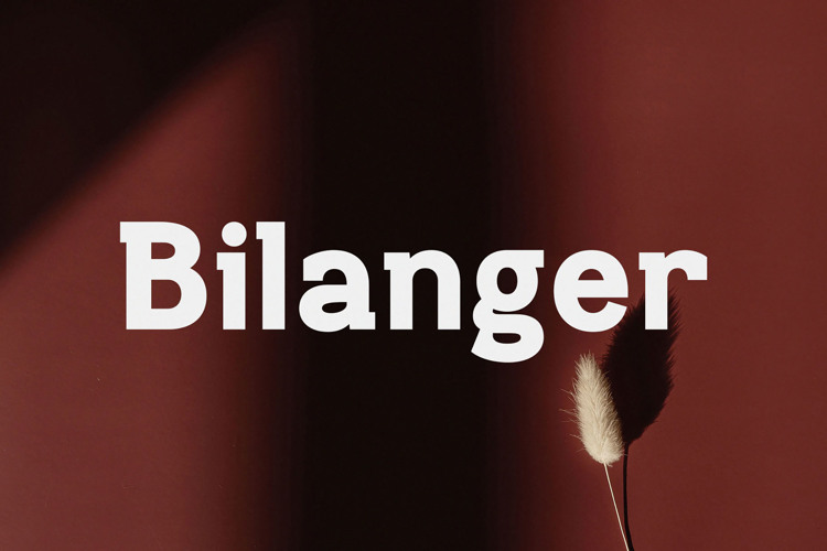 Preview of Bilanger Font