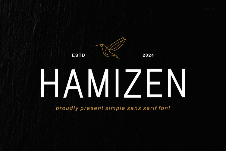 Preview of Hamizen Font