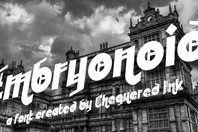 Embryonoid Font