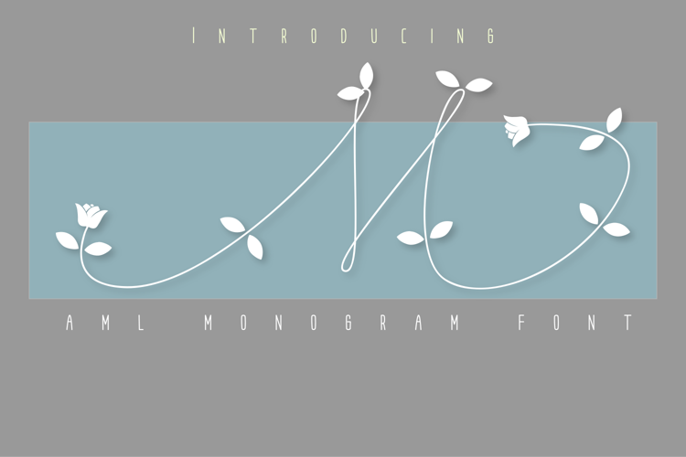 AML Monogram Font