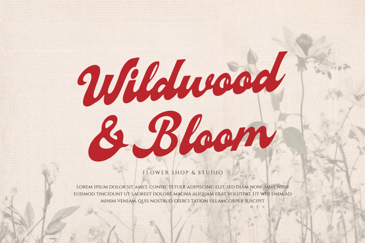 Preview of Signage Heritage Font