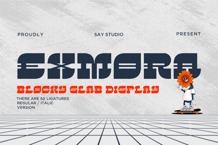 Preview of Exmora Font