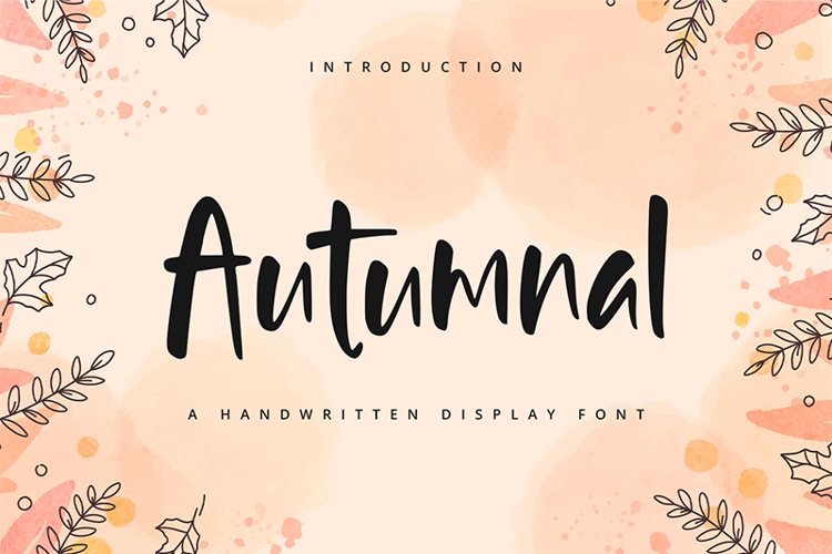 Autumnal Font