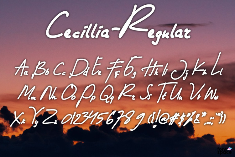 Cecillia - Regular Font