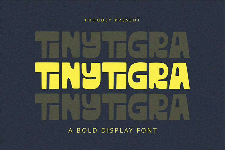 Preview of Tiny Tigra Font