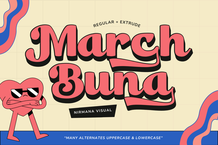Marchbuna Retro Demo Font