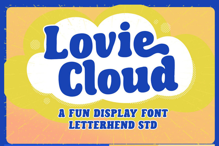 Lovie Cloud Font