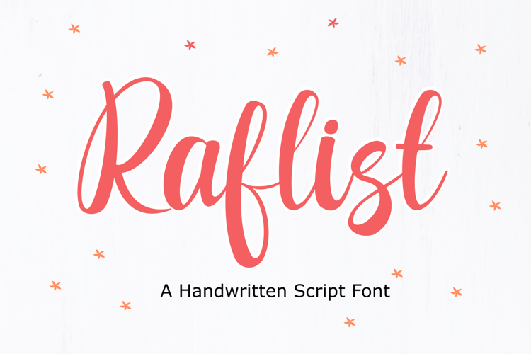 Raflist Font