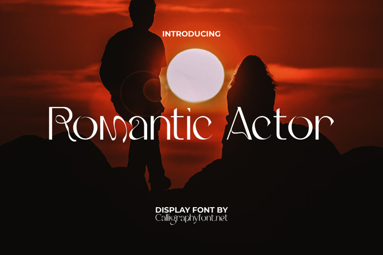 Romantic Actor Font