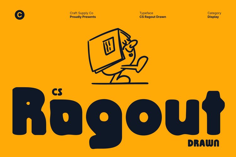 Preview of CS Ragout Drawn Font