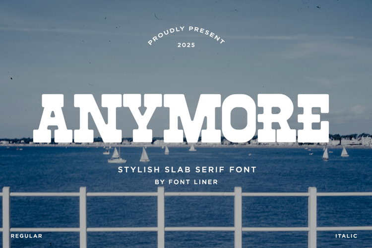 Preview of Anymore DEMO Font