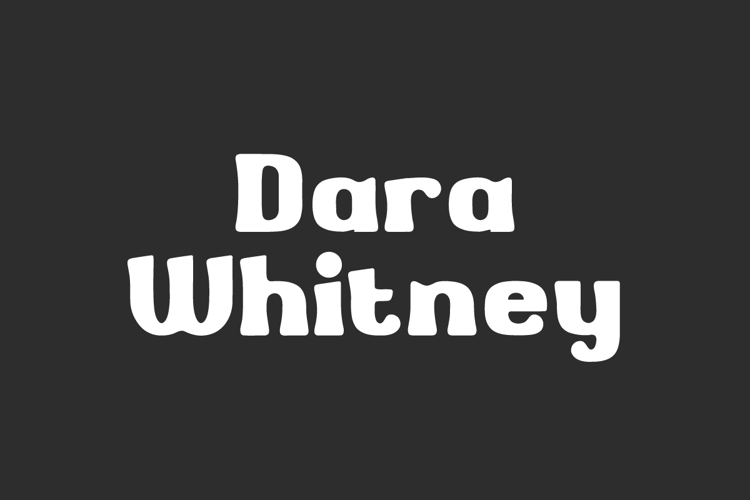 Preview of Dara Whitney Font