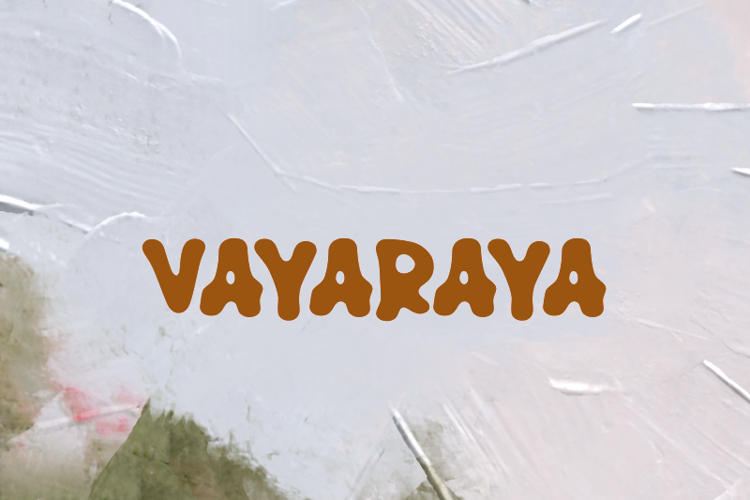 Preview of v Vayaraya Font