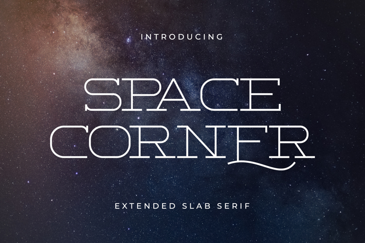 Space Corner Font
