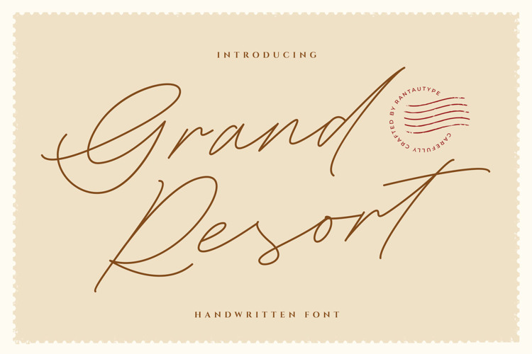 Grand Resort Font