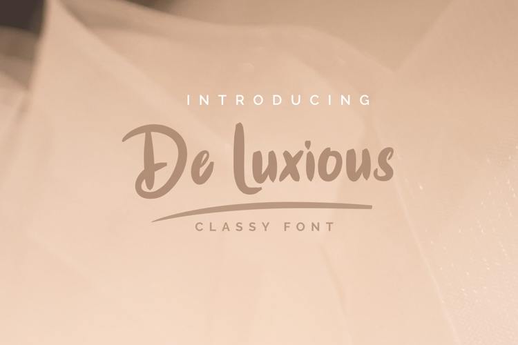 De Luxious Font