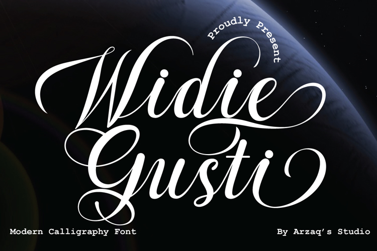 Widie Gusti Font