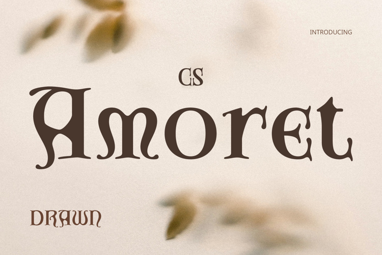 Preview of CS Amoret Drawn Font