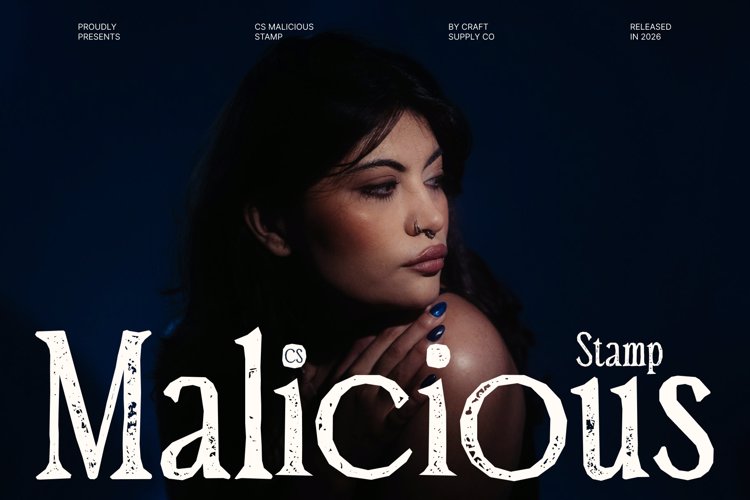 Preview of CS Malicious Stamp Font