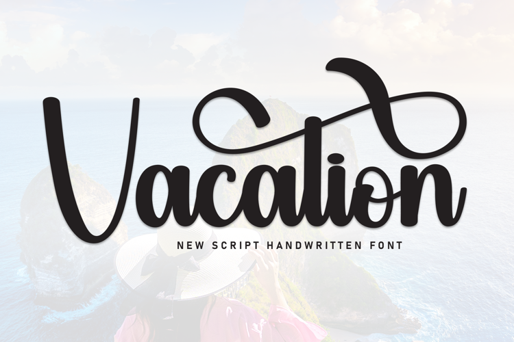 Preview of Vacation Font