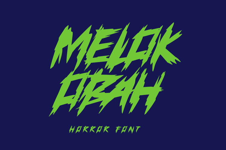 Preview of MELOK OBAH Font