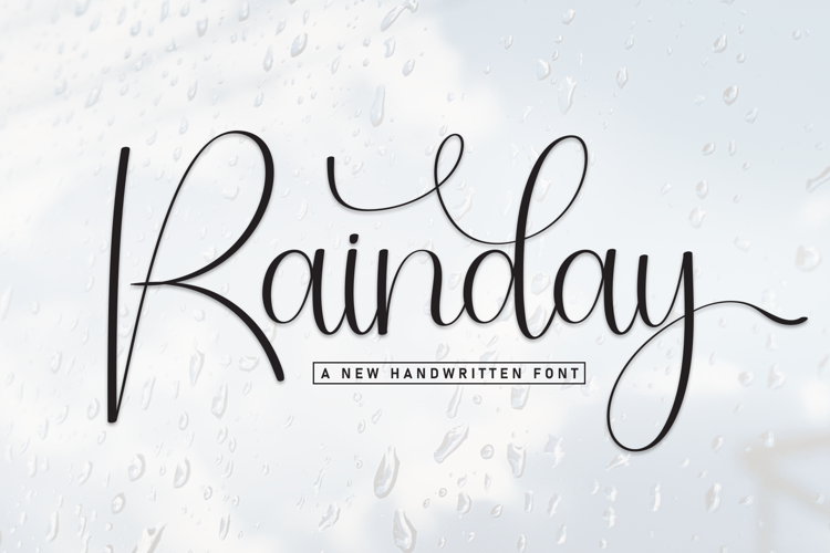 Preview of Rainday Font