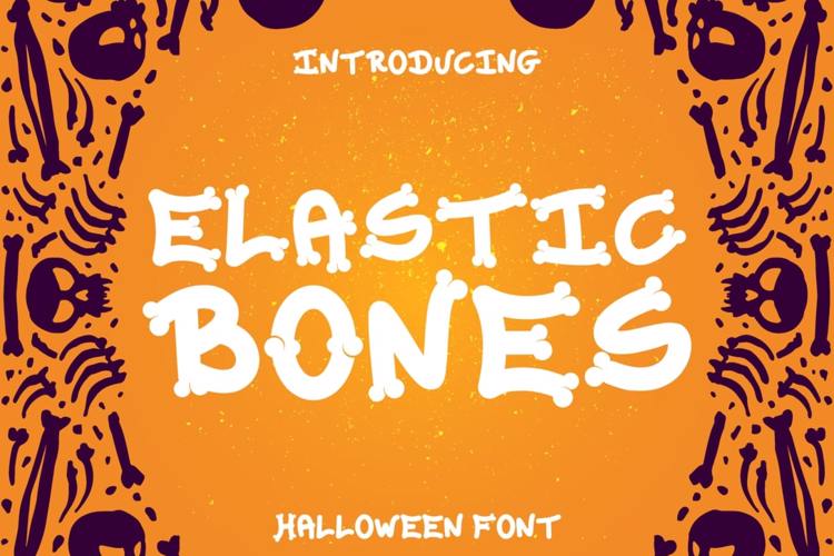 Elastic Bones Font