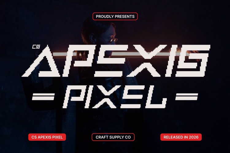 Preview of CS Apexis Pixel Font