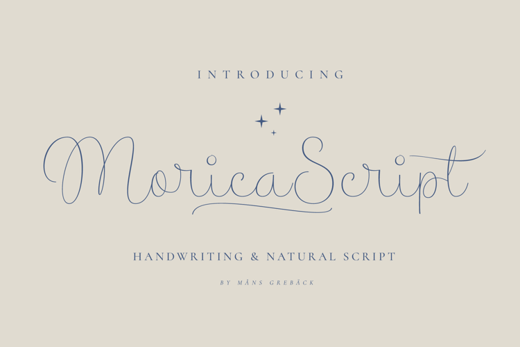 Morica Script Font