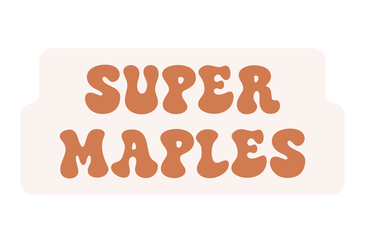Super Maples Font