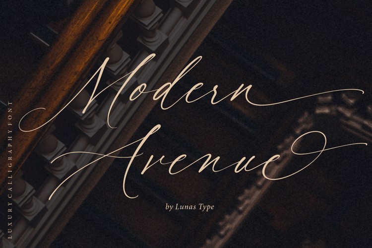 Modern Avenue Font