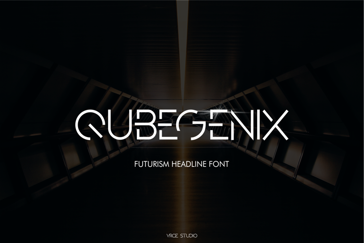 Preview of Qube Genix Font