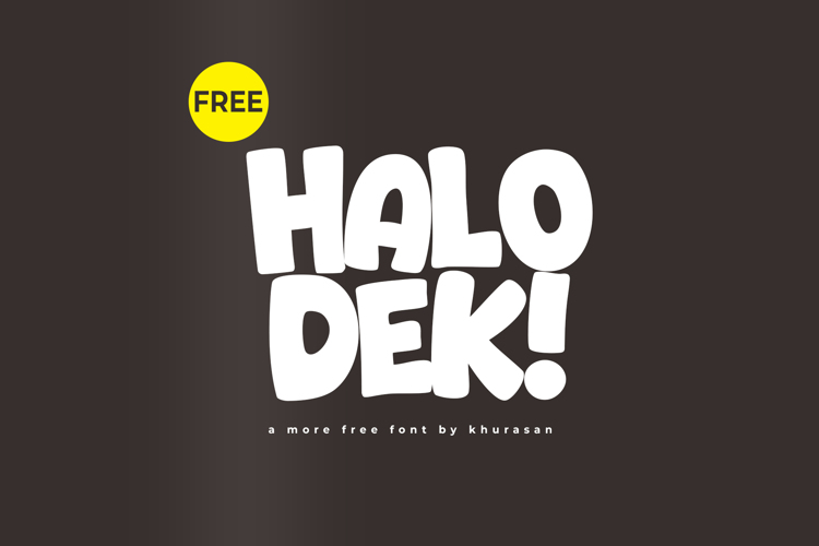 Halo Dek Font