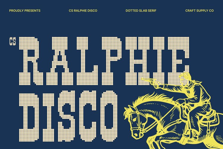 Preview of CS Ralphie Disco Font
