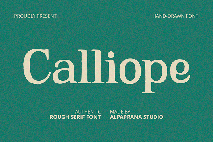 Preview of Calliope Font