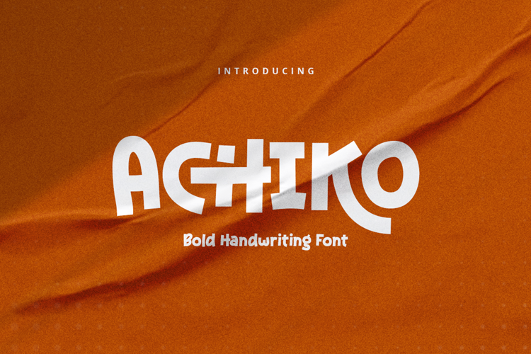 Preview of Achiko Font