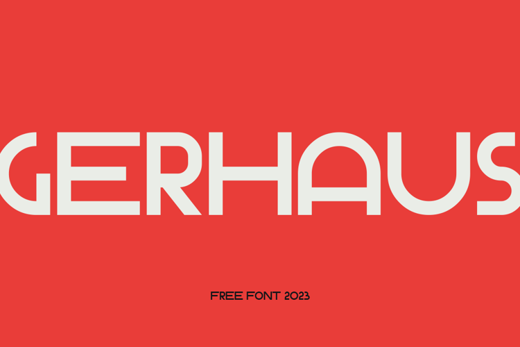 Gerhaus Font | GGBotNet | FontSpace