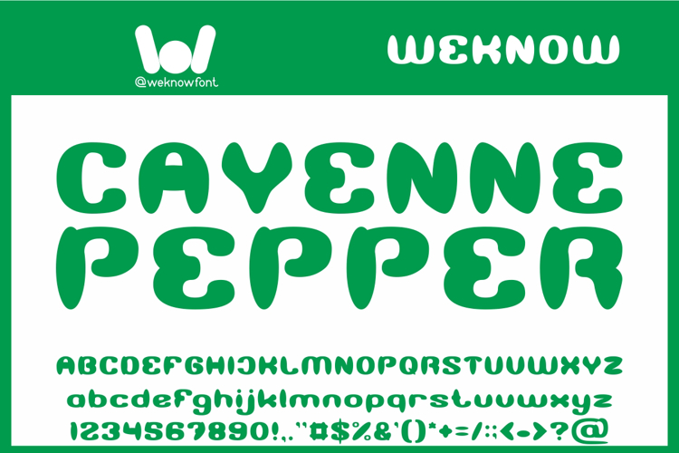 Cayenne Pepper Font