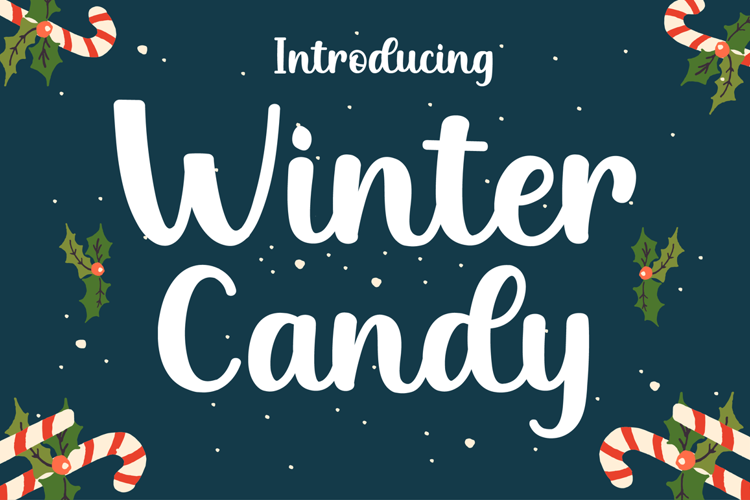Winter Candy Font